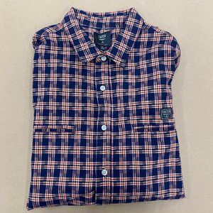 Catch Surfboard Co. - Men's LSBF - Red, Blue Plaid- Sz XL